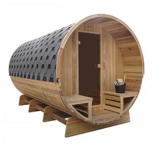 Barrelsauna TR 400 halfglas