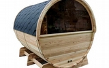 Barrelsauna TR 230 halfglas