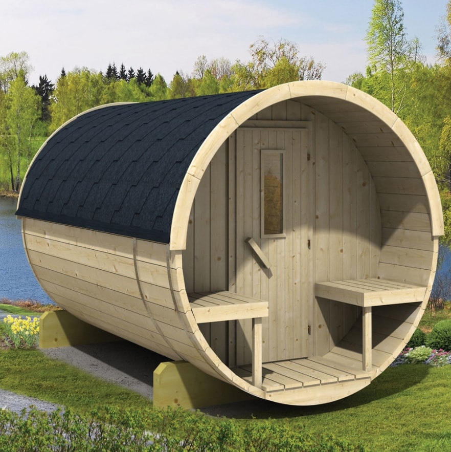 Barrel sauna 300 Thermowood Wellness & Outdoorliving
