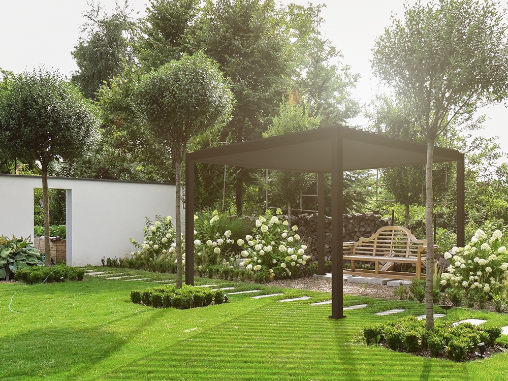 Mirador Overkapping | Zwart 3,6x3,6 meter
