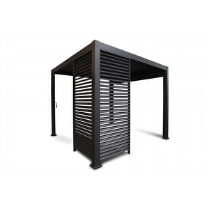 Mirador Louvre Wall Shutters - mirador_louvre_shutter_paneel_400cm_zwart