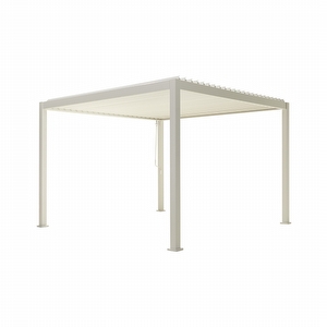 Overkapping voor boven een Spa bad - mirador_overkapping___wit_3,6_x_3,6_meter