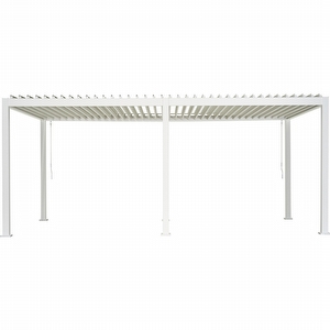 Overkapping voor boven een Spa bad - mirador_overkapping___wit_3x6_meter