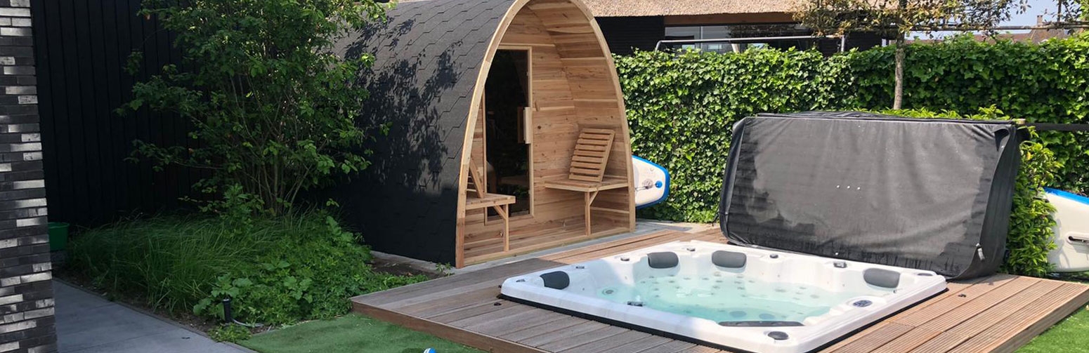 Jacuzzi baden, Swimspa kopen? Joure - Wellness & Outdoorliving